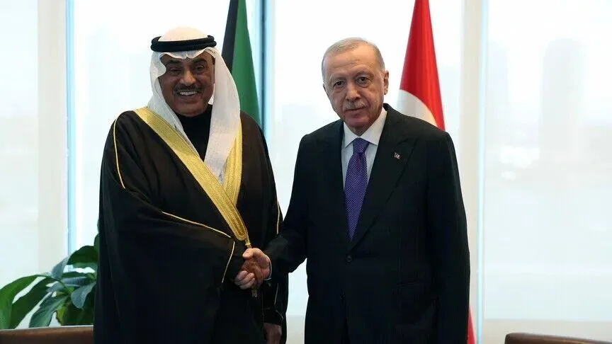 دیدار رجب طیب اردوغان و ولیعهد کویت در نیویورک
