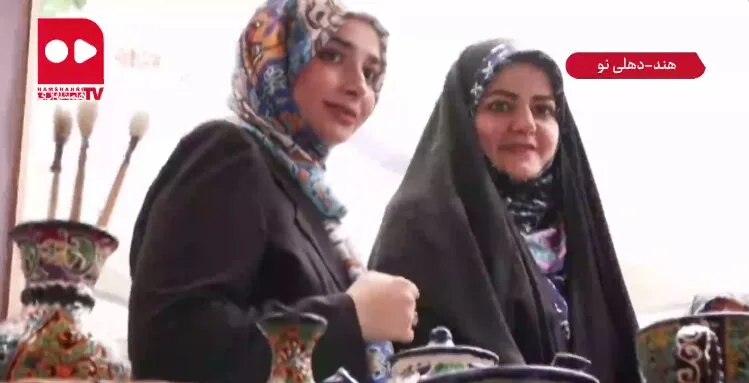 بازدید جنجالی زهرا پزشکیان از بازار بریکس در دهلی نو
