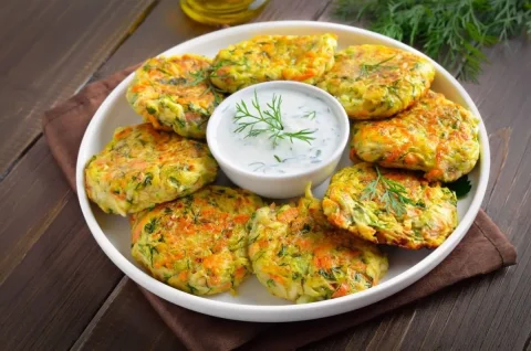 Potato and Dill Pancakes with Fish Salad; A New Flavor on Your Table