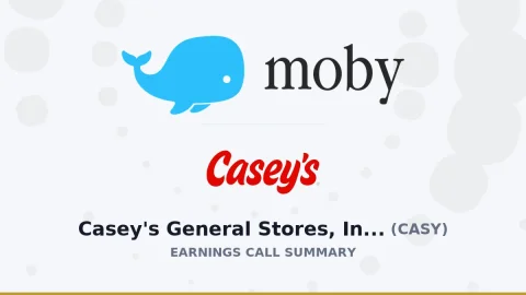 Deutlicher Anstieg der Einnahmen von Casey's General Stores im ersten Quartal 2027