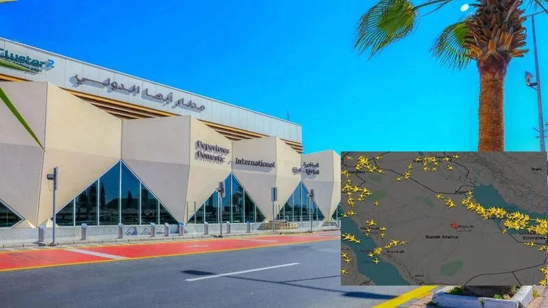 آژیرهای هشدار در نجران به صدا درآمدند و فرودگاه أبها در عربستان فعالیت خود را متوقف کرد