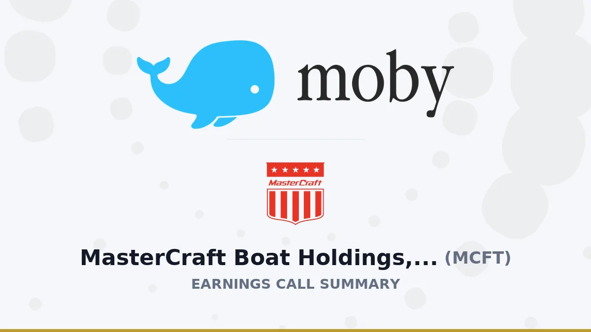 MasterCraft Boat Holdings: تحولی في صناعة قوارب مع نتائج مالية Q4 2026