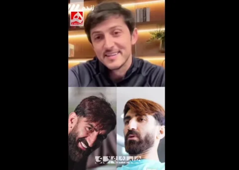 سردار آزمون از همسر بیرانوند خواست حنا روی سرش نگذارد
