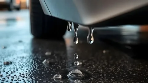 Wasseransammlung unter dem Auto nach dem Einschalten der Klimaanlage; Ist das ein Zeichen für einen Defekt?