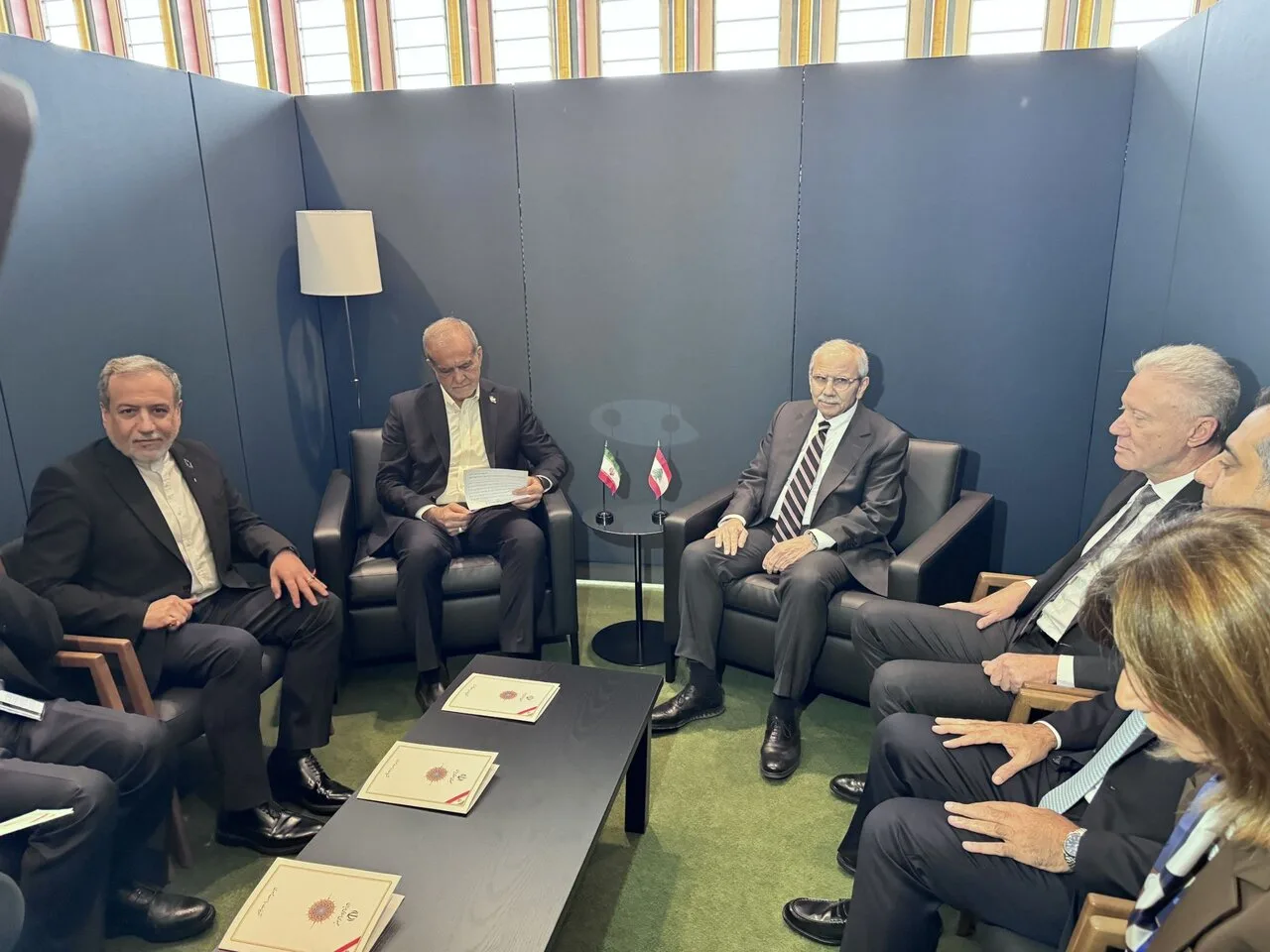 دیدار رئیس‌جمهوری ایران و نخست‌وزیر لبنان در نیویورک