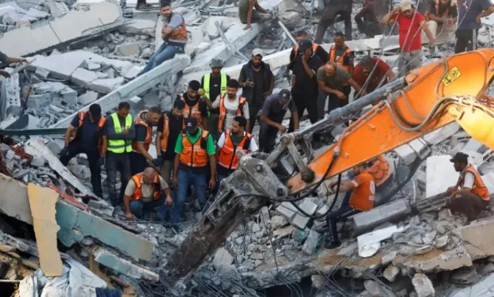 Gaza Tragedy; 50 Children Trapped Under Rubble and Urgent Request for Rescue Equipment