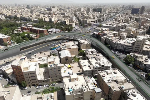 بهره‌برداری از پل دسترسی جدید در بزرگراه شهید چمران تهران