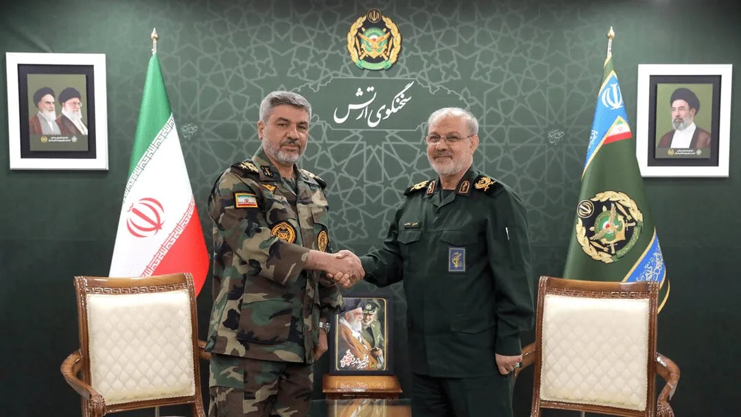 دیدار حسین محبی و محمد اکرمی‌نیا در راستای هم‌افزایی نیروهای مسلح