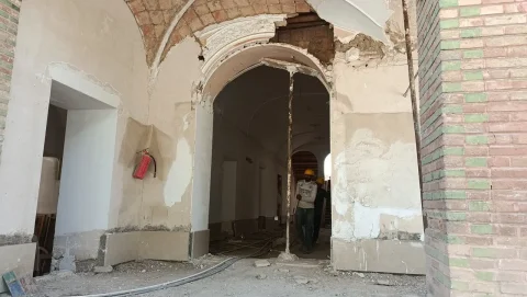 Wiederbeginn der Restaurierung des historischen Gebäudes Vosoogh-ol-Dowleh