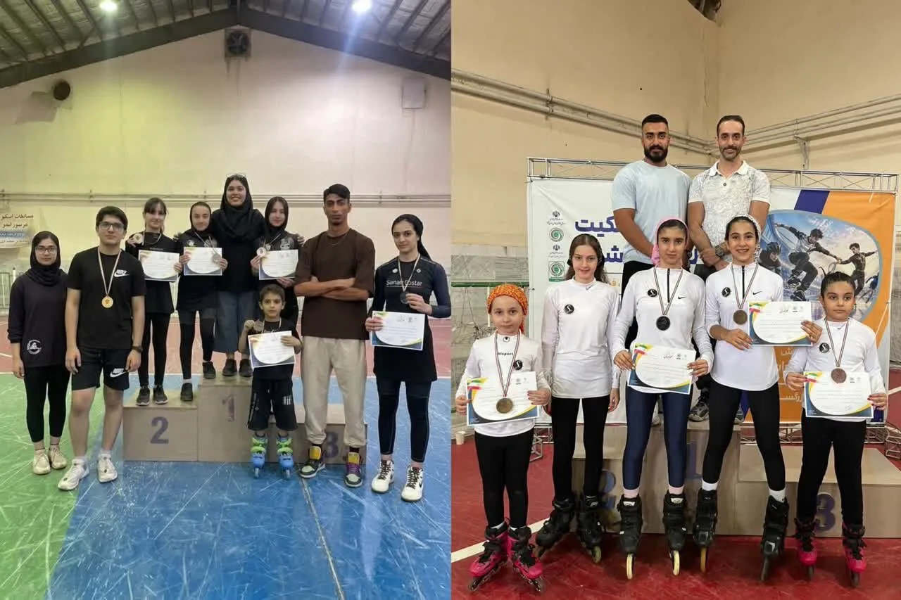 Medal-Winning of Hamadan Skaters in Regional National Competitions