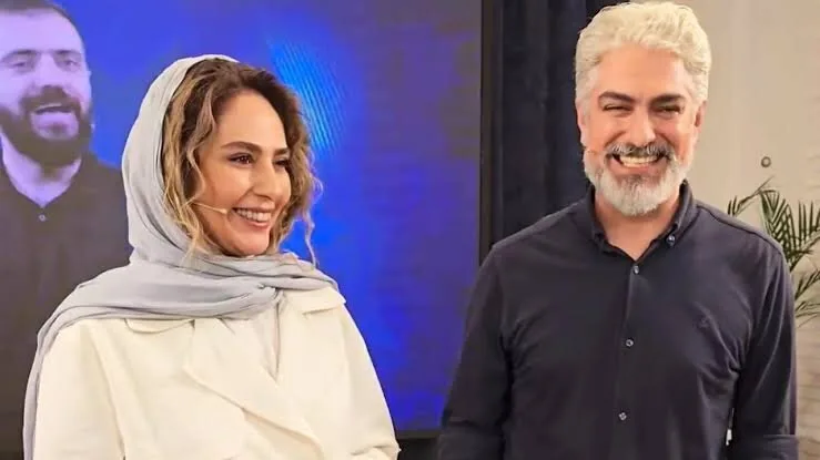 رعنا آزادی‌ور در تئاتر ارکسترال «آرش» شوهرش را تشویق کرد