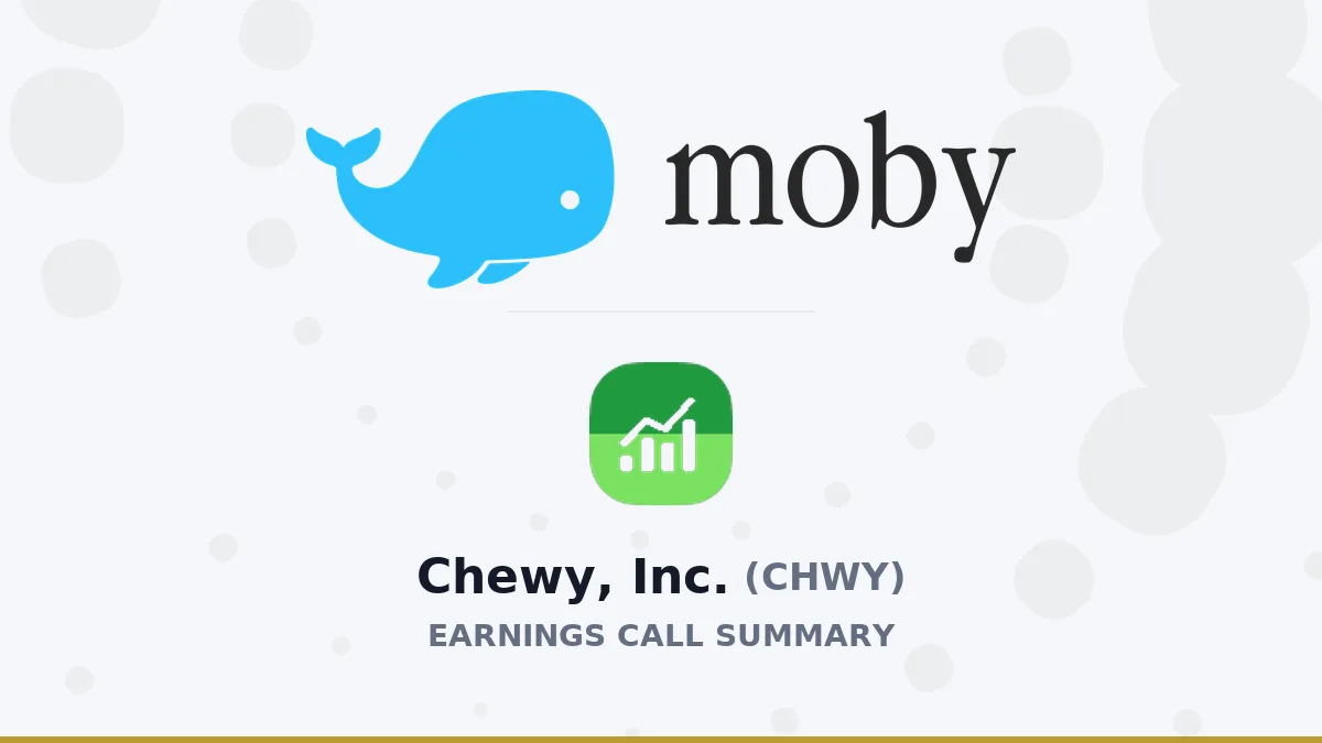 Chewy, Inc. در فصل دوم 2026، درآمدهای شگفتانگیز را گزارش کرد