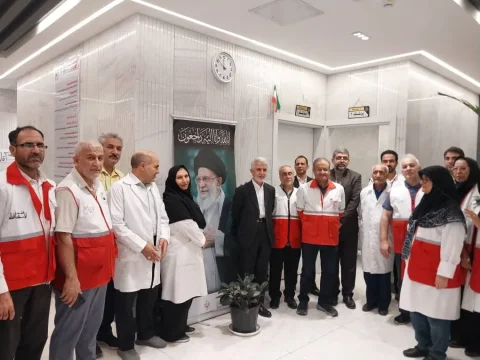 بازدید سرکنسول ایران از بیمارستان هلال احمر در کربلای معلی