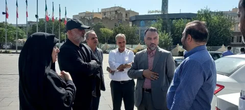 سید محمد ناظم رضوی از فرآیند واگذاری سینما و فضاهای خدماتی ایوان ری بازدید کرد