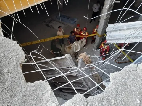 سقوط بالابر در مازندران، جان ۵ مرد را گرفت