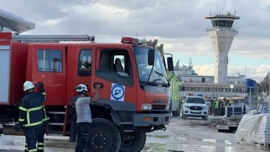 آتش‌سوزی محدود در فرودگاه بین‌المللی دمشق