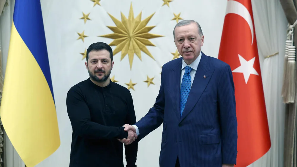 ولودیمیر زلنسکی فردا در ترکیه با رجب طیب اردوغان دیدار می‌کند