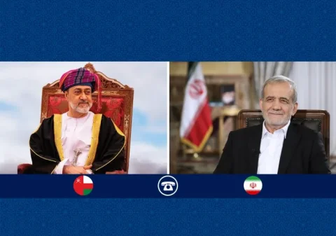 رئیس‌جمهوری ایران و سلطان عمان بر اهمیت تداوم رایزنی‌های دیپلماتیک تأکید کردند