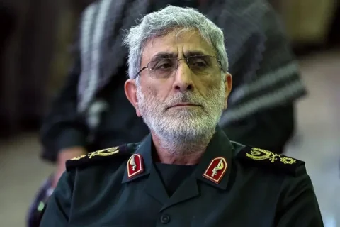 تصویر جدید سردار قاآنی در مراسم «نصر قریب» منتشر شد