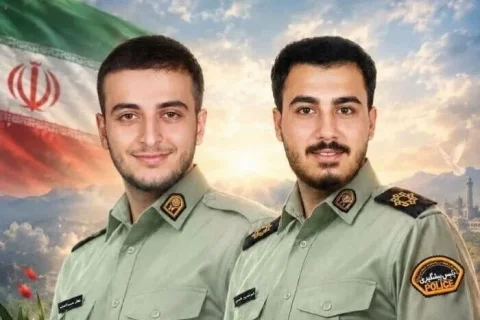 مادر شهید ۲۴ ساله امیرحسین قاسمی در مراسم تشییع بی‌تابی کرد
