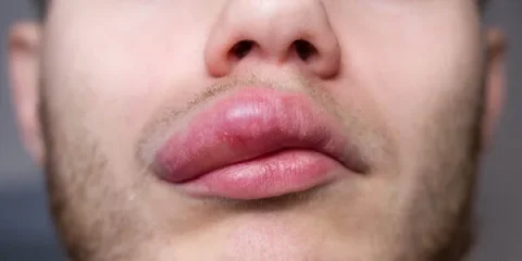 تورم ناگهانی لب‌ها و علل آن: از حساسیت تا فشار خواب