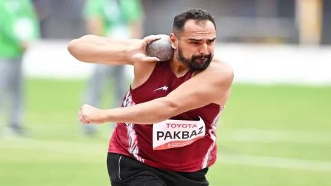 محمد صابر با شکستن رکورد، طلای جدیدی را برای ایران به ارمغان آورد