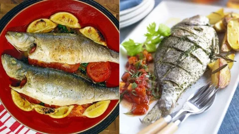 پخت ماهی شکم پر در ماهیتابه؛ راز غذایی خوشمزه و سریع