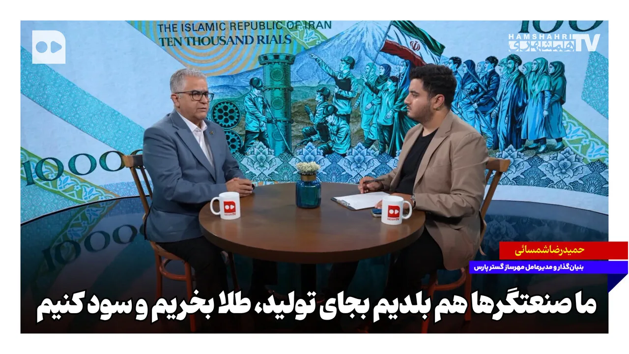 حمیدرضا شمسایی: صنعتگران نیز می‌توانند به جای تولید، طلا بخرند