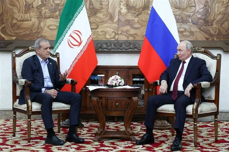 دیدار دکتر پزشکیان و ولادیمیر پوتین در مسکو