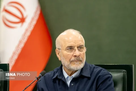 قالیباف: ملت ایران در برابر تهدیدهای آمریکا تسلیم نمی‌شود