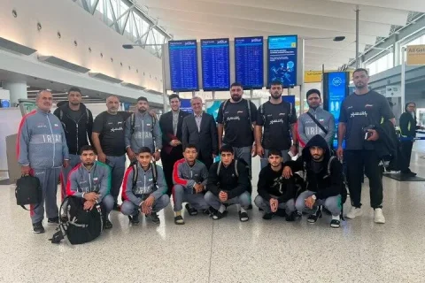 ورود تیم ملی کشتی فرنگی ایران به آمریکا با استقبال رسمی