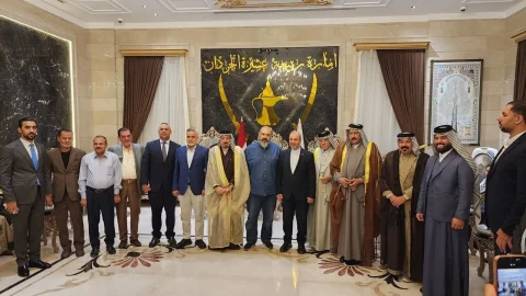 شیخ طالب فرحان الربیعی، میزبان سفیر ایران در بغداد