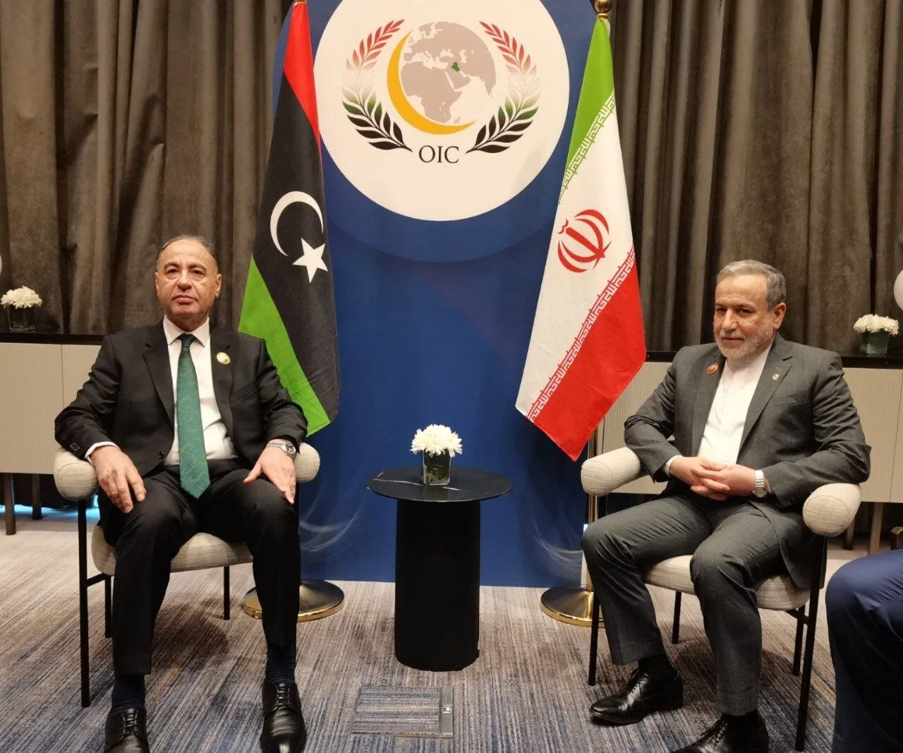 دیدار حسین امیرعبداللهیان با سرپرست وزارت خارجه لیبی