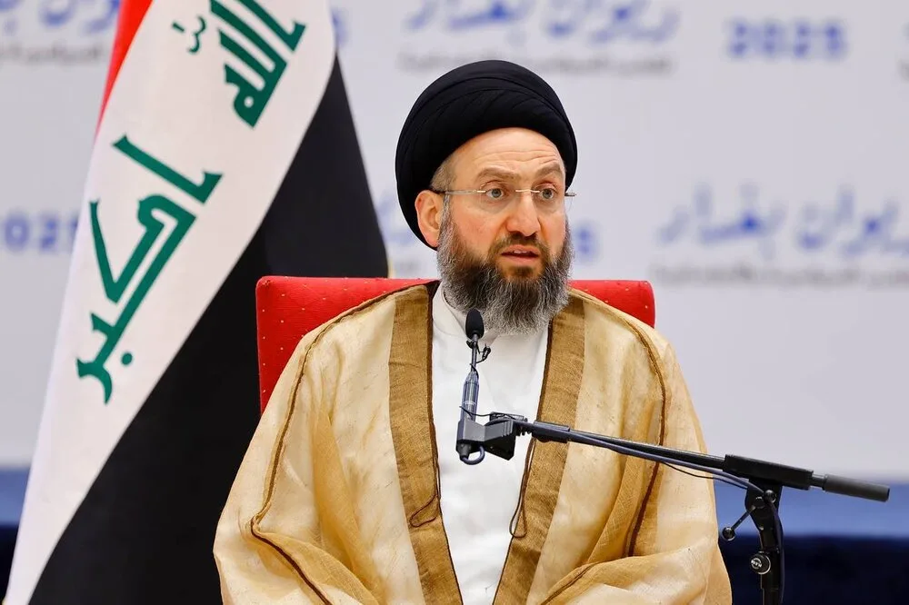 عمار حکیم پیام تسلیت به محمدجواد ظریف ارسال کرد
