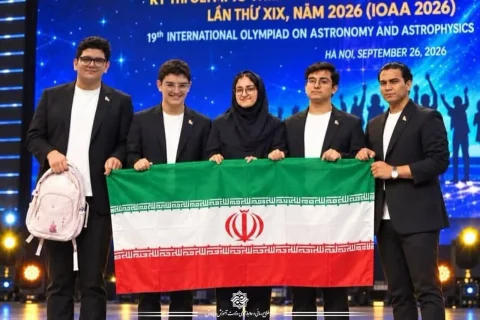 ایران با ۵ طلا قهرمان المپیاد جهانی نجوم شد